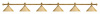 Бильярдный светильник Элегант 6 плафонов (матово-бронзовый)